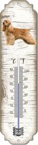 Thermometer: Amerikaanse Cocker Korthaar | Hondenras | Temperatuur binnen en buiten | -25 tot +45C