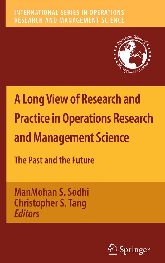 A Long View of Research and Practice in Operations Research  ... - cover