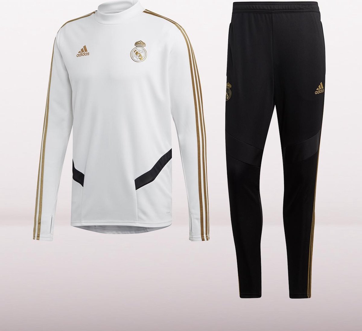 variabel aankleden potlood ADIDAS Real Madrid Trainingspak 2019-2020 Junior - Wit - Maat 140 | bol.com