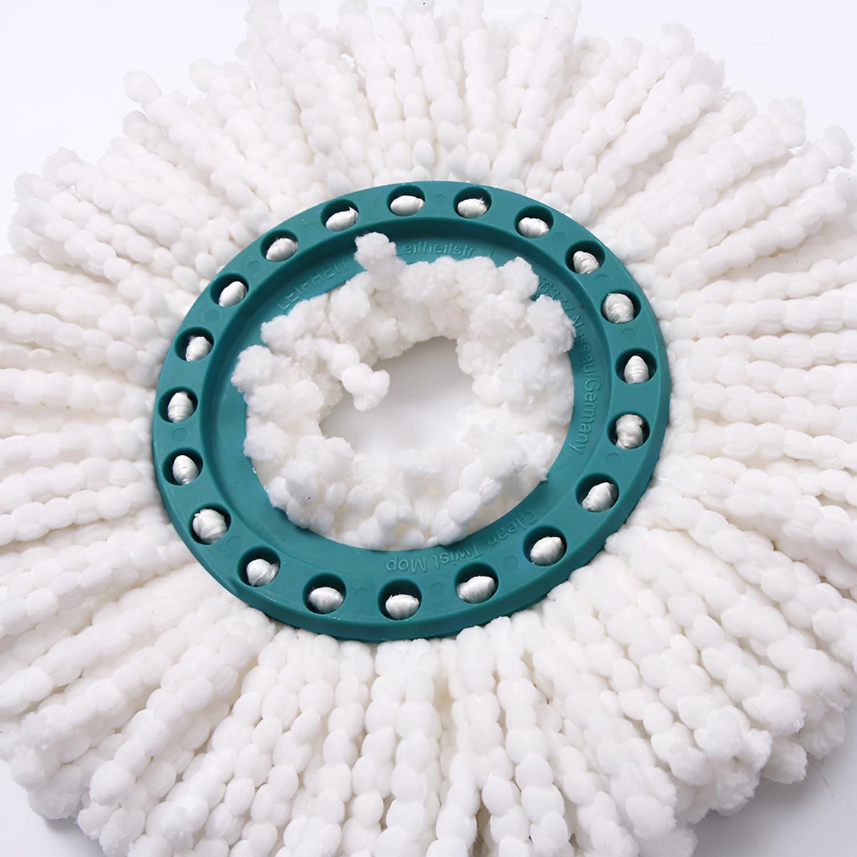 Reservemop voor Leifheit, set van 3 reservekoppen, Clean Twist Disc Mop, reserveonderdelen van de Leifheit-mop, microvezel, zeer absorberend en reinigt alle vloeren