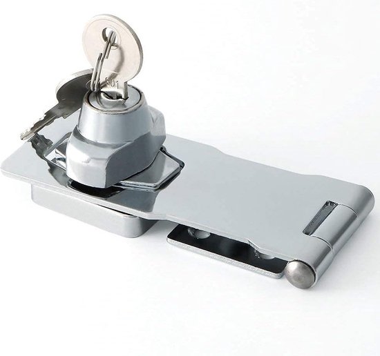 UHRIG Lockbox 30 mm, cabinet lock kmpl. with galvanized lock for welding for garden door, garden gate