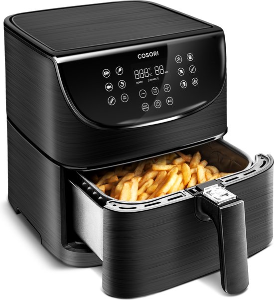 Friteuse à air 5,3 QT, friteuses à air chaud compactes 8 en 1, petite