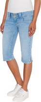 Pepe Jeans Short Femme SLIM CROP LW slim Blauw