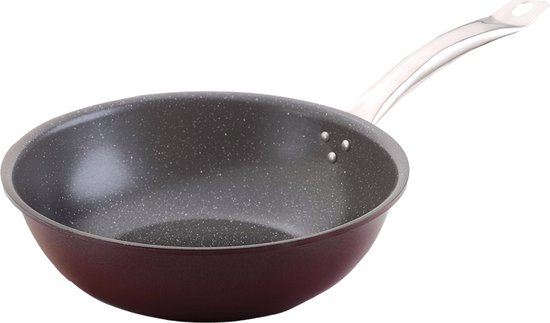 Green Kitchen-Wokpan-Bordeaux 28cm