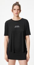 Sport T-shirt 'Only You Can define your limits' / Zwart / maat L