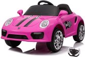 Kijana Elektrische Kinderauto Porsche Style Roze - Krachtige Accu - Op Afstand Bestuurbaar - Veilig Voor Kinderen