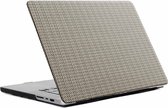 Selencia Geweven Cover Geschikt voor de MacBook Pro 14 inch (2021) / Pro 14 inch (2023) M3 chip - A2442 / A2779 / A2918 - Taupe