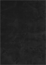 vidaXL-Vloerkleed-HUARTE-laagpolig-zacht-wasbaar-240x340-cm-zwart