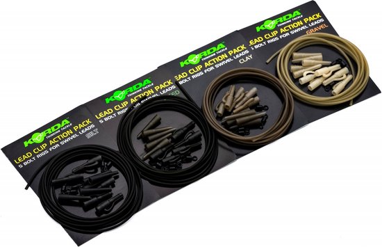 Korda Lead Clip Action Pack Weedy Green (KLCAPW) van Merkloos — afbeelding 2