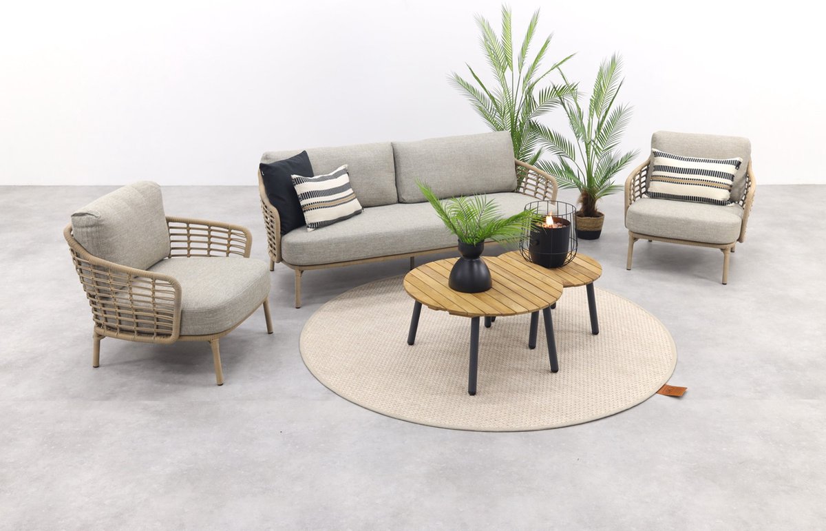 4-Seasons Outdoor 4 Seasons Como Mindo stoel-bank loungeset 5-delig