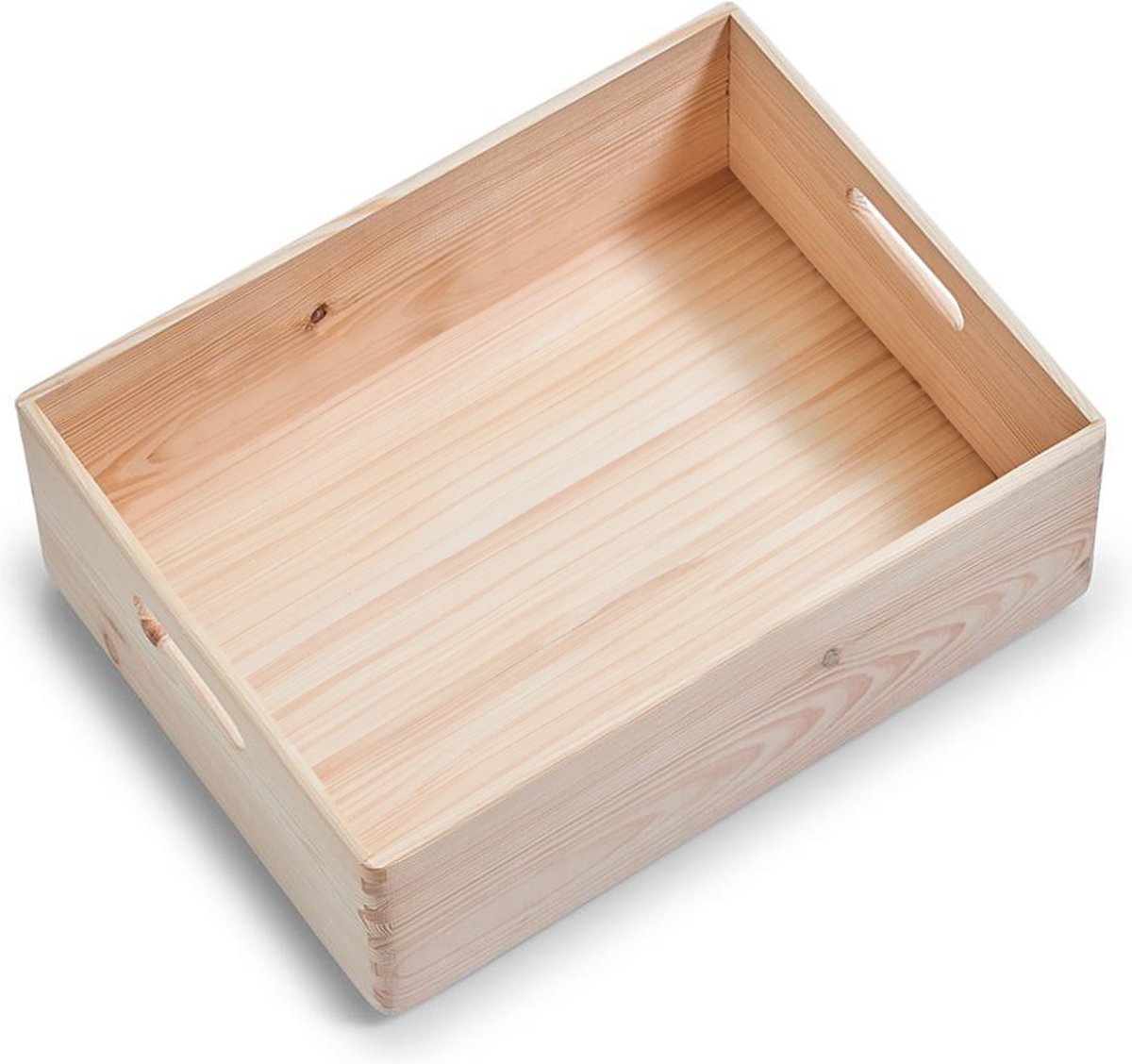 Zeller Houten opbergbox 40 x 30 x 15 cm