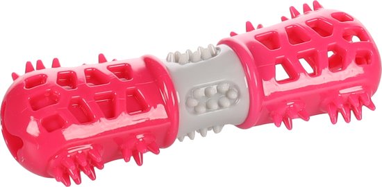 Flamingo - Flamingo Spako - Speelgoed Honden - Hs Tpr Spako Staaf Fuchsia 17,8x6x4,2cm - 1st - 136761 - 1st - 1pce