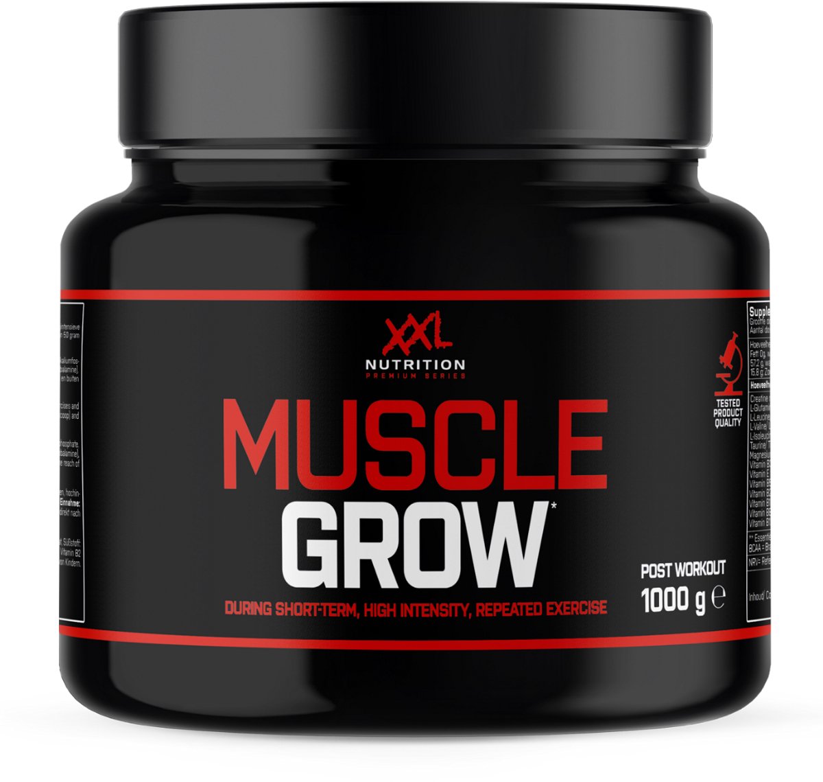 Goedkoopste XXL Nutrition - Muscle Grow - Creatine/Post Workout Supplement - Watermeloen - 1000 gram (20 doseringen