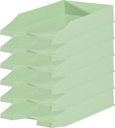 Corbeille à courrier HAN - A4 - plastique - vert pastel - 10 pièces - HA-1027-X-805D