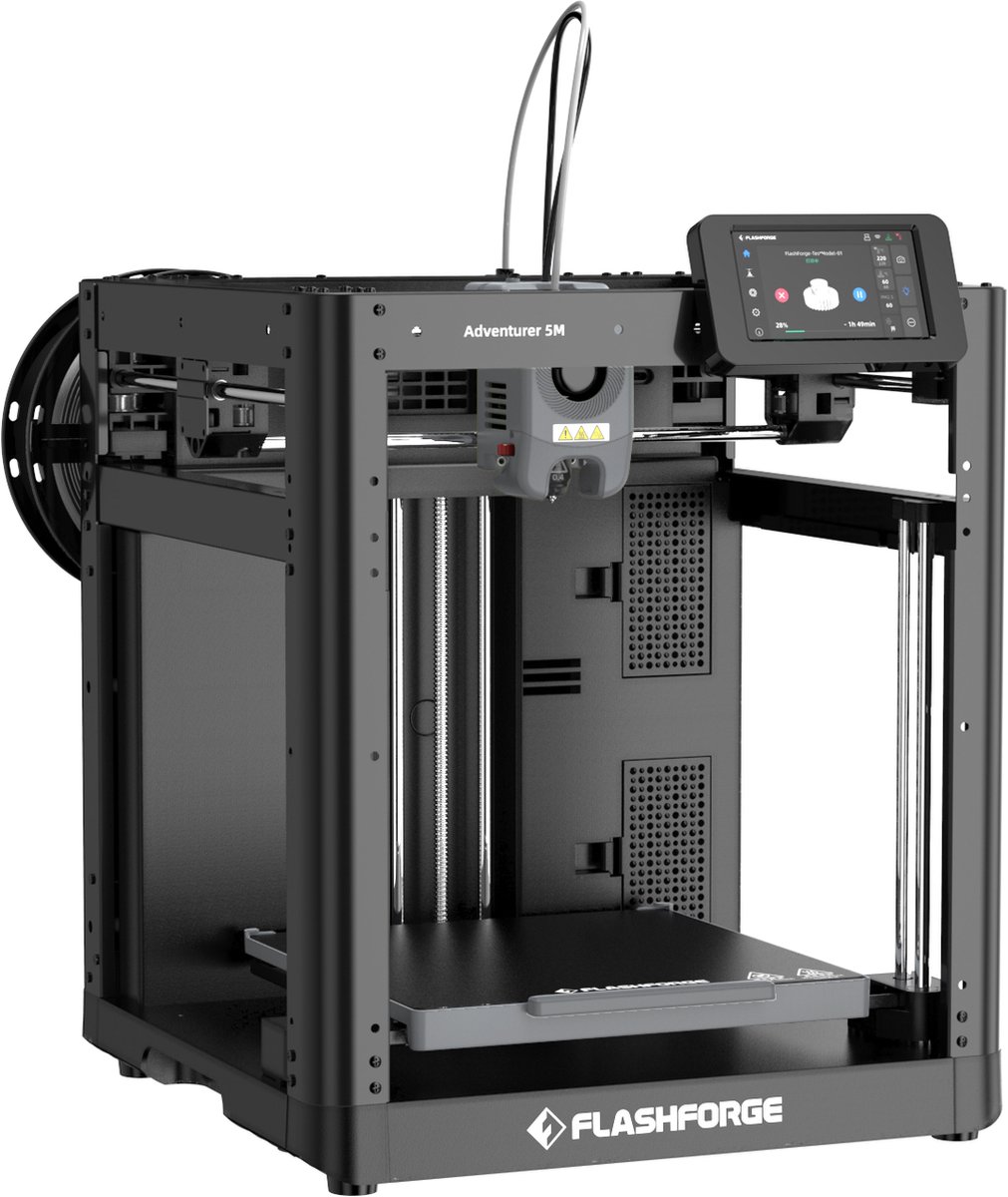Flashforge Adventurer 5M High Speed 3D Printer 600mm/s Touchscreen – Kindvriendelijk - Quick-Detach Nozzle - 220×220×220 mm - WiFi - Smart App — afbeelding 2