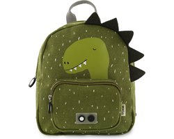 Trixie Kleine Rugzak - Mr. Dino - Schooltas Waterafstotend - Boekentas voor Kind - Voor Jongens en Meisjes - Geschikt als Gymtas - Groen