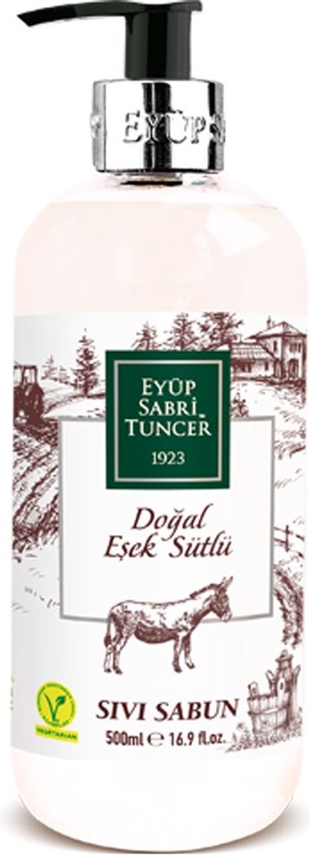Eyüp Sabri Tuncer – Ezelsmelk - 100% Natuurlijke handzeep met pomp – 500 ml