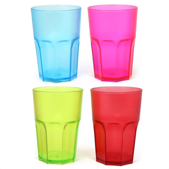 S&S-Shop 10 plastic drinkbekers 0,4 L blauw S&S-Shop 10 plastic drinkbekers 0,4 L blauw