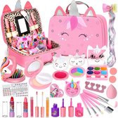 Make up Koffer Meisjes - Kinder Speelkoffer met Inhoud - Make upset voor Kinderen - Licht Roze - Voor jouw Prinsesje