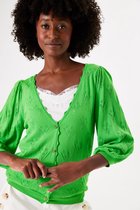 GARCIA Dames Vest Groen - Maat XS