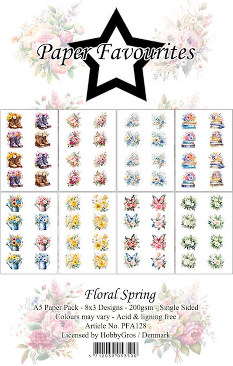 Paper Favourites A5 Floral Spring