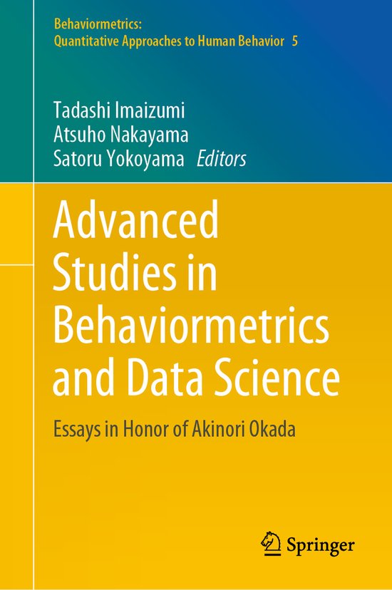Behaviormetrics: Quantitative Approaches to Human Behavior5- ... - cover