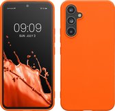 kwmobile telefoonhoesje geschikt voor Samsung Galaxy A54 5G - Hoesje voor smartphone - Back cover in neon oranje