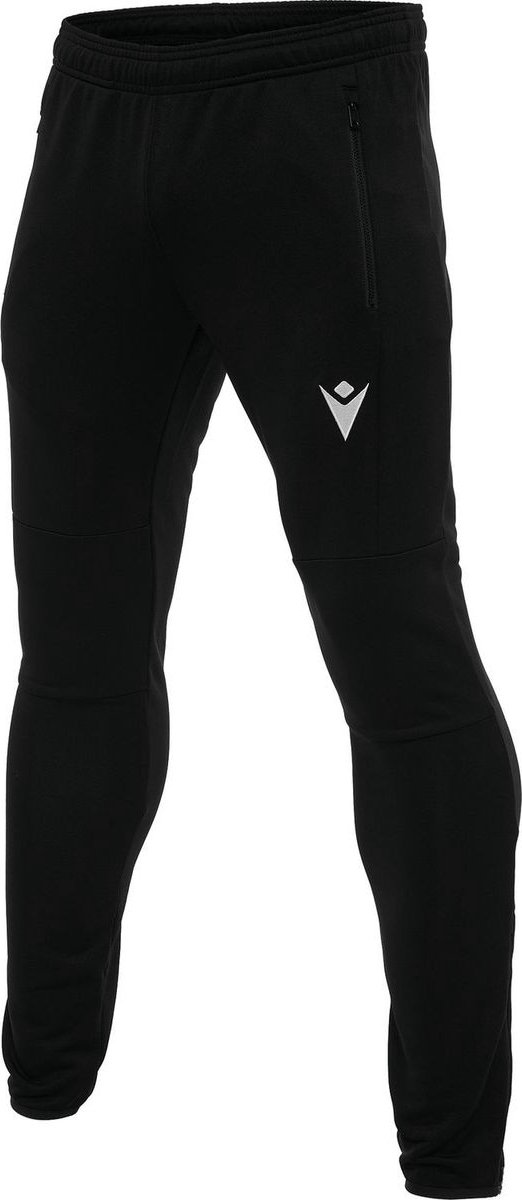 Macron Nepri Hero Polyesterbroek Kinderen - Zwart / Wit | Maat: 7-8 Y