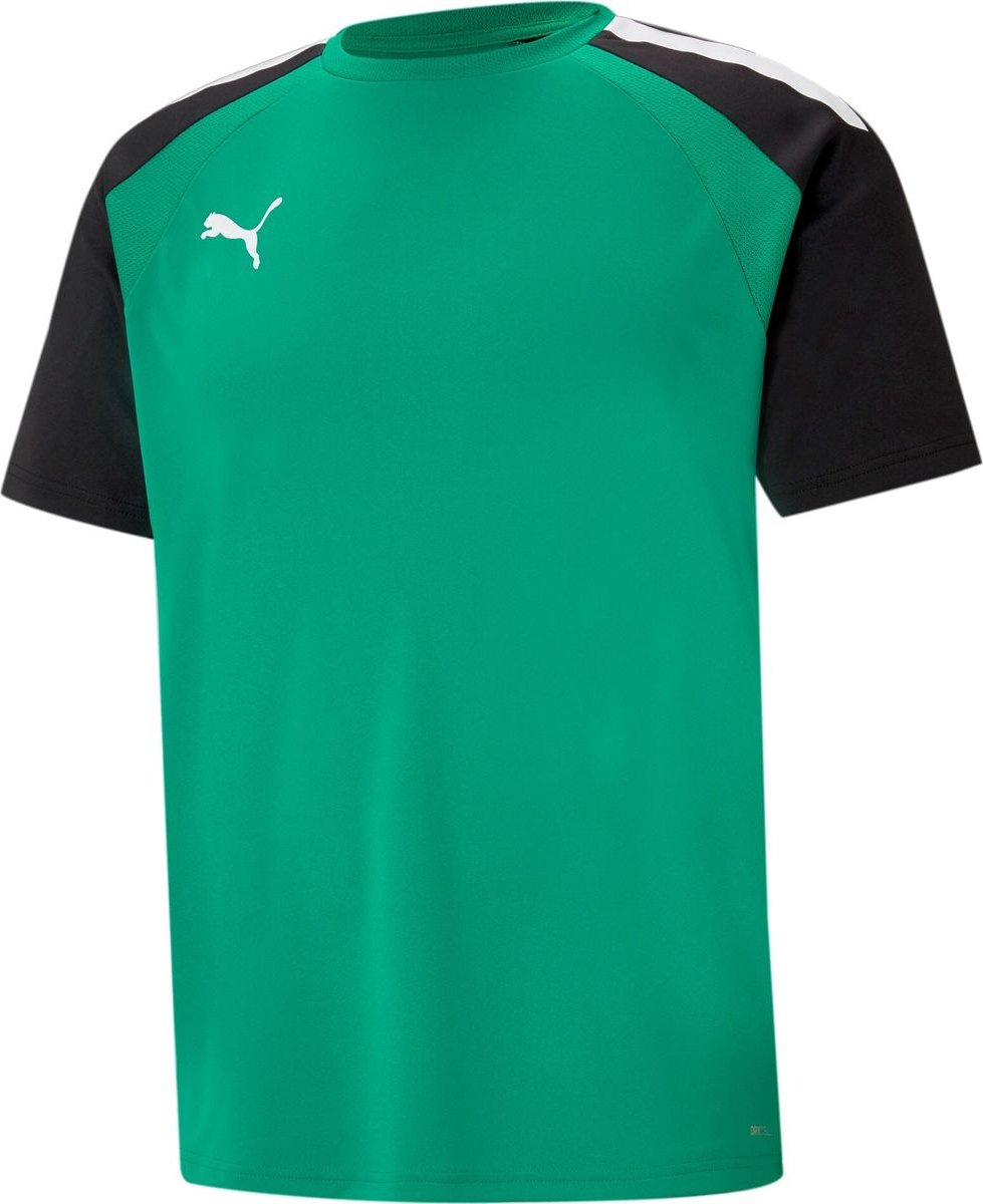 Puma Teampacer Shirt Korte Mouw Kinderen - Groen / Zwart | Maat: 152