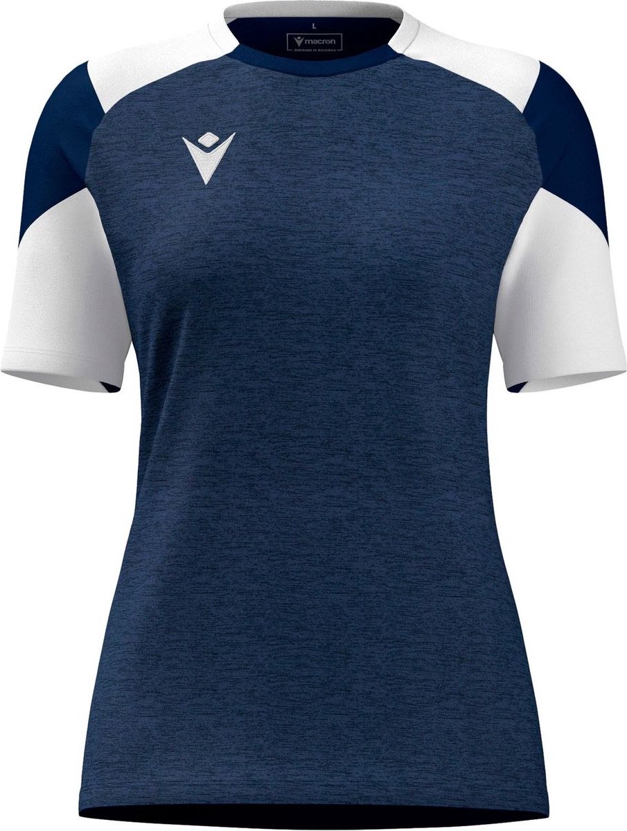 Macron Glory Sphinx Shirt Korte Mouw Kinderen - Marine / Wit | Maat: 9-10 Y