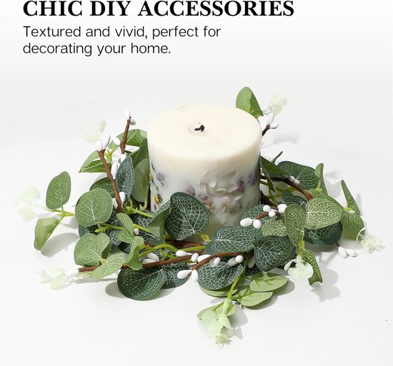 Krans – Gekleurde Lente – 32 cm - Liefs Bloemen en Deco