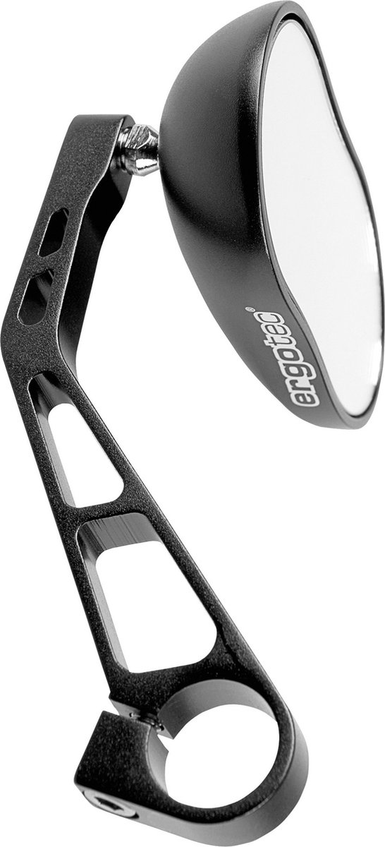 Ergotec Spiegel Klein M-88 Kort Aluminium zwart — afbeelding 3