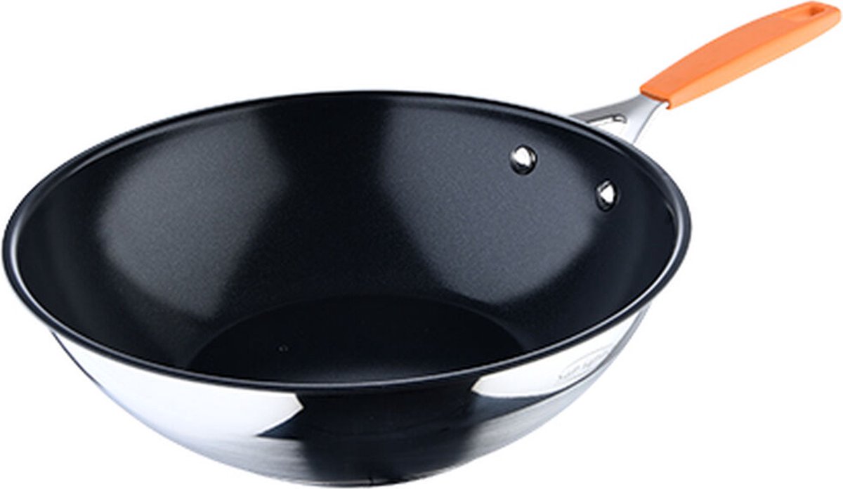 Wokpan San Ignacio COMPACT SG Ø 28 cm Zwart Aluminium