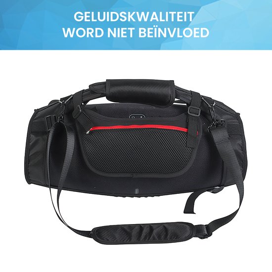 YONO Bescherm Hoes met Schouderband geschikt voor JBL Boombox 3 / Boombox 3 Wi-Fi - Travel Case - Zwart van Yono — afbeelding 4