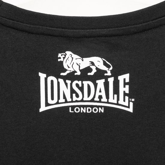 Lonsdale T-Shirt Classic Ancien Logo Zwart - Taille : S