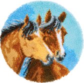 Vervaco 2 Paarden Knoopvormtapijt (pakket) PN-0183297