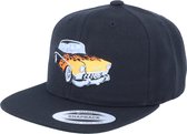 Hatstore- Kids Flaming Car Black Snapback - Kiddo Cap Cap