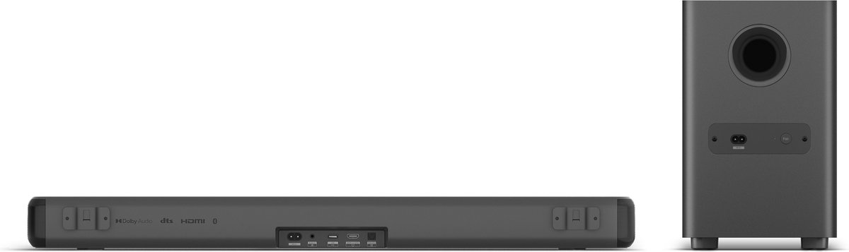 Afbeelding 3 van Philips TAB5309 - Soundbar met subwoofer - 2.1 kanalen - Grijs