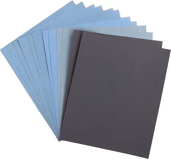 Schuurpapier, 24 stuks, 75 mm, klittenband, korrel 600/800/1000/1500/2000/3000 schuurpads, rond, zonder gat, nat, droge schuurschijven, excentrische schuurmachine, schuurpapierset voor metaal, hout