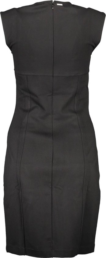 Zwarte viscose jurk