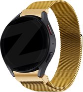 Bandz Milanese loop band geschikt voor Galaxy Watch 6 / 6 Classic / 5 40mm & 44mm / 5 Pro / 4 & Watch 4 Classic - Hoogwaardig gevlochten staal materiaal - Milanees bandje met magneetsluiting - goud
