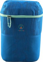 TUKTU Akna - sac à dos / sac de voyage / sac de travail / sac d'excursion - Cosmonaut Blauw - hydrofuge - matériau intérieur en bouteilles recyclées - capacité de 25 litres