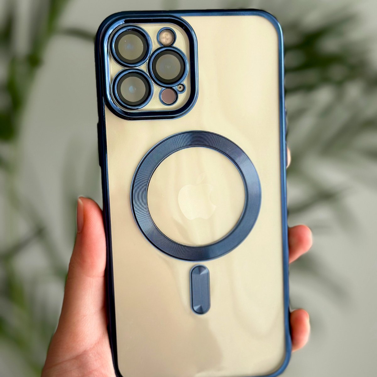 Optimity hoesje voor iPhone 13 PRO MAX Wit Soft Siliconen Volledige Beschermende Achterkant + Gehard Glas Schermbeschermer