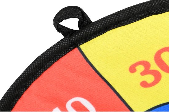 Benson Veilig dartbord voor kinderen - klittenband - Ø 36 cm - inclusief 3 ballen van Benson — afbeelding 2