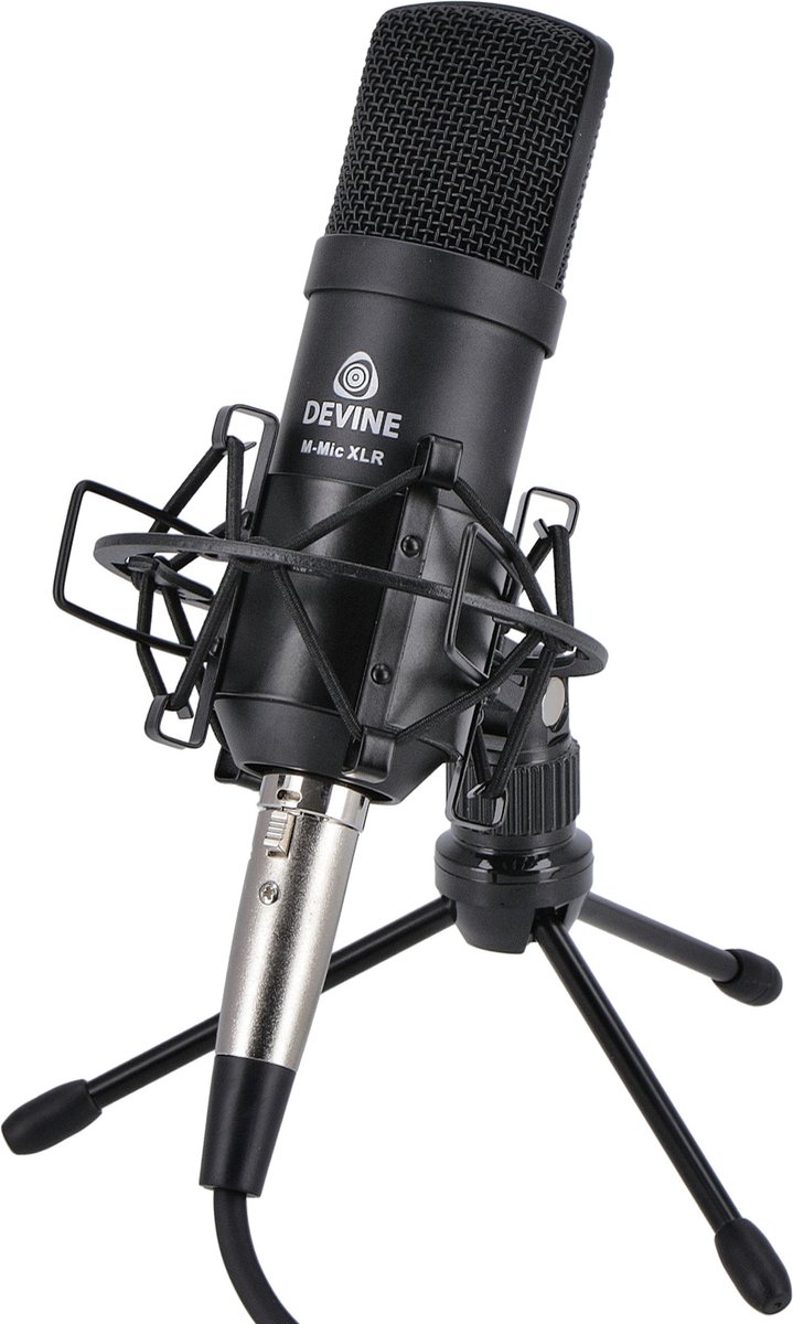 Devine M-Mic XLR BK condensatormicrofoon zwart