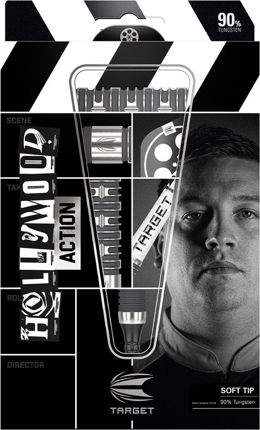 Target Chris Dobey Hollywood Action 90% Soft Tip - Dartpijlen - Darts van Target — afbeelding 4