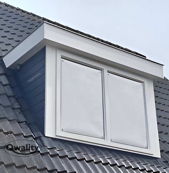 Universele Zonwering met Zuignappen - 80 x 150 cm GRIJS – Schaduwdoek - Zonwering Raam met Zuignappen - Schaduwdoek Zuignap - Zonnescherm – Zonnedoek - Zonnewering Zonder Boren - Vensterzonwering – Zelf op maat maken - Qwality