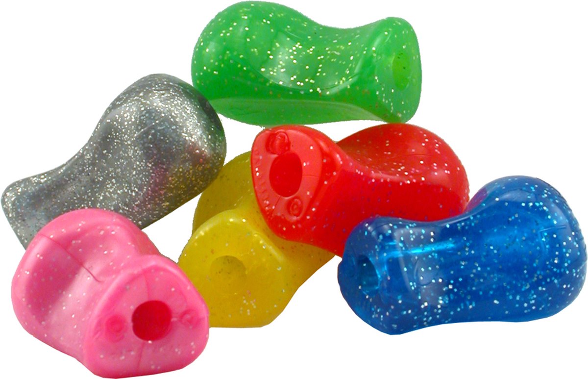 Pengreep The Pencil Grip Glitter Grijs