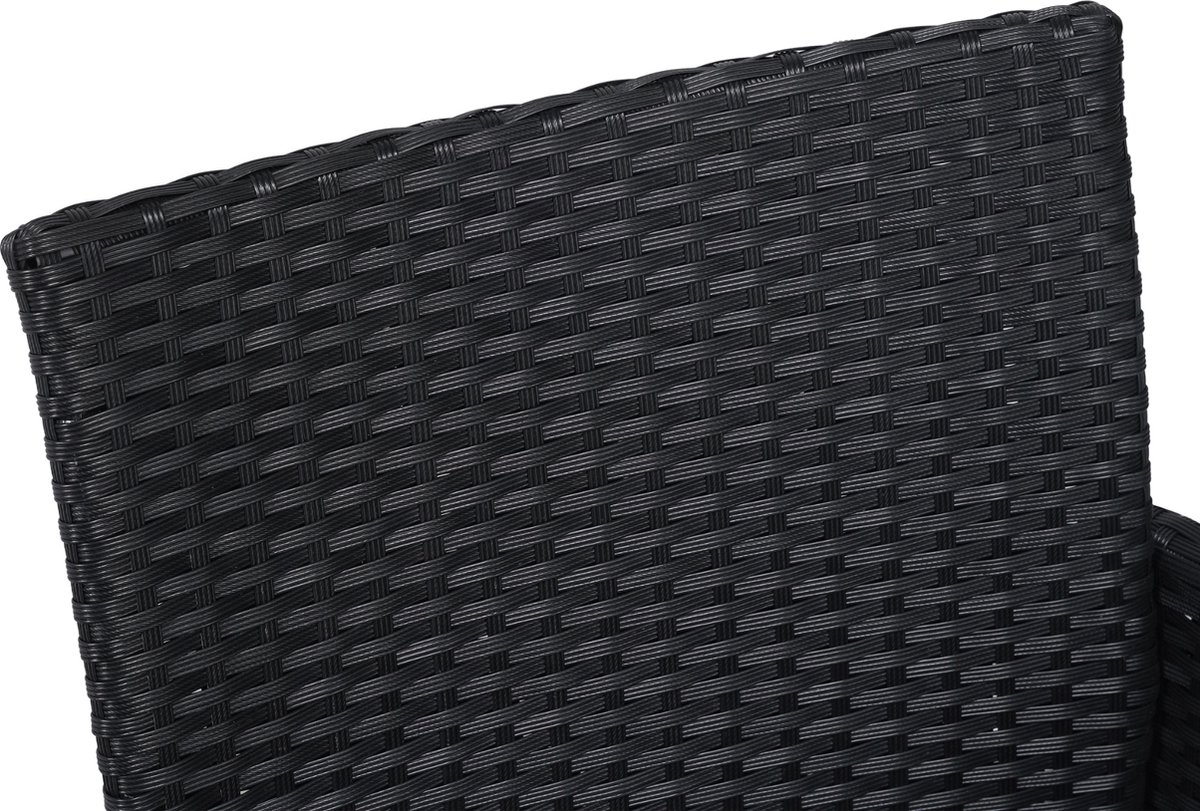 Panca Da Giardino Albatros Antonio - 2 Posti, Polyrattan, Con Vetro E Cuscini