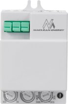 Maclean - Magnetron schemer bewegingssensor 1200W 360 graden - bewegingsmelder - bereik 8m - IP20, 5.8 GHz